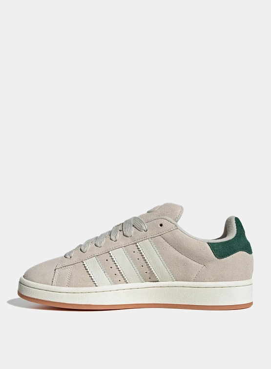 Женские кеды adidas Originals Campus 00S Off White/Collegiate Green
