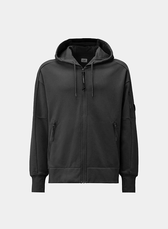 Зип-худи C.P. Company Diagonal Raised Fleece Dark Shadow