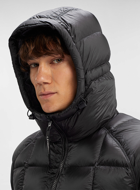 Пуховик C.P. Company D.D. Shell Hooded Down Black