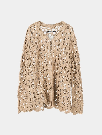 Кардиган Song for the Mute Crochet Beige