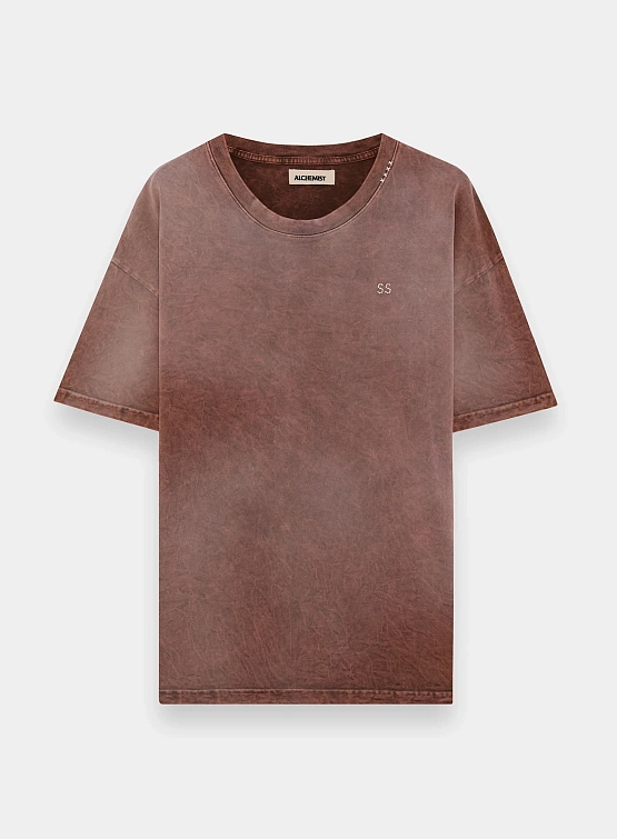 Футболка ALCHEMIST x STUDIO SLOW EXCLUSIVE Ruby Fleeting Brown