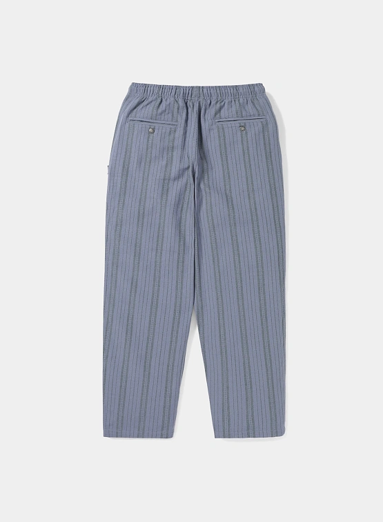 Брюки thisisneverthat Stripe Jacquard Pant Purple Grey