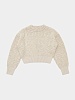 Женский свитер AMOMENTO Alpaca Crop Pullover Beige