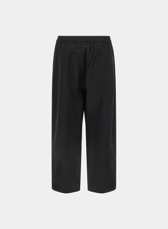 Брюки Maison Margiela Pleated Drawstring Black