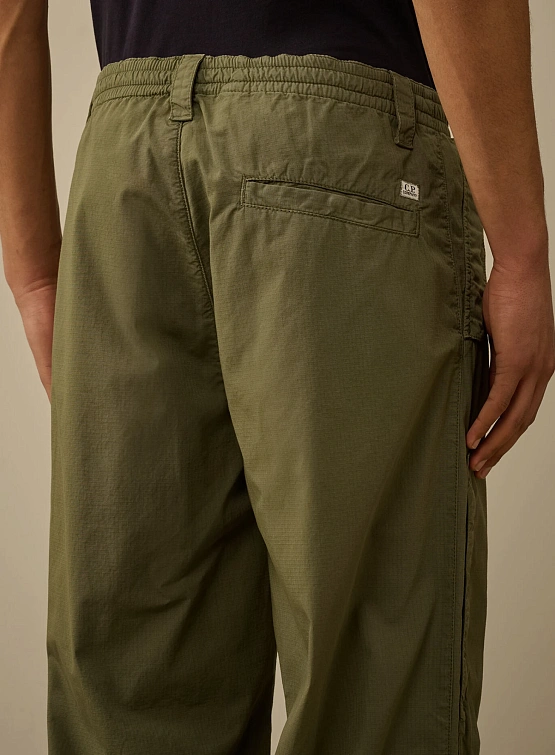Брюки C.P. Company Cotton Rip Stop Loose Thyme Green