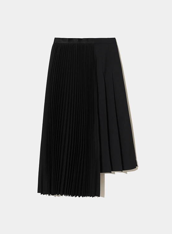 Женская юбка UNDERCOVER Pleated Skirt Side Zipper Black