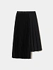 Женская юбка UNDERCOVER Pleated Skirt Side Zipper Black