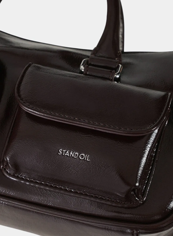 Женская сумка STAND OIL Chubby Half Bag Marron
