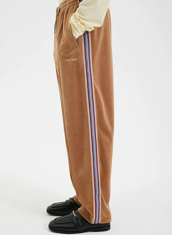 Брюки AFTER PRAY Velvet Track Pants Mocha