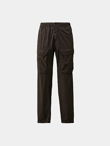 Брюки C.P. Company 50 Fili Stretch Loose Cargo Black