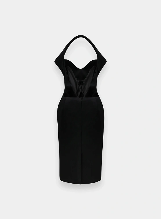 Женское платье MUGLER Sculptural Black