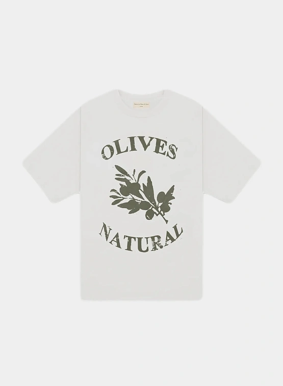 Футболка MUSEUM OF PEACE & QUIET Olives White