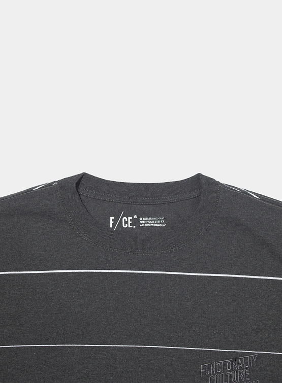 Лонгслив F/CE. Re Logo L/S Border T Gray