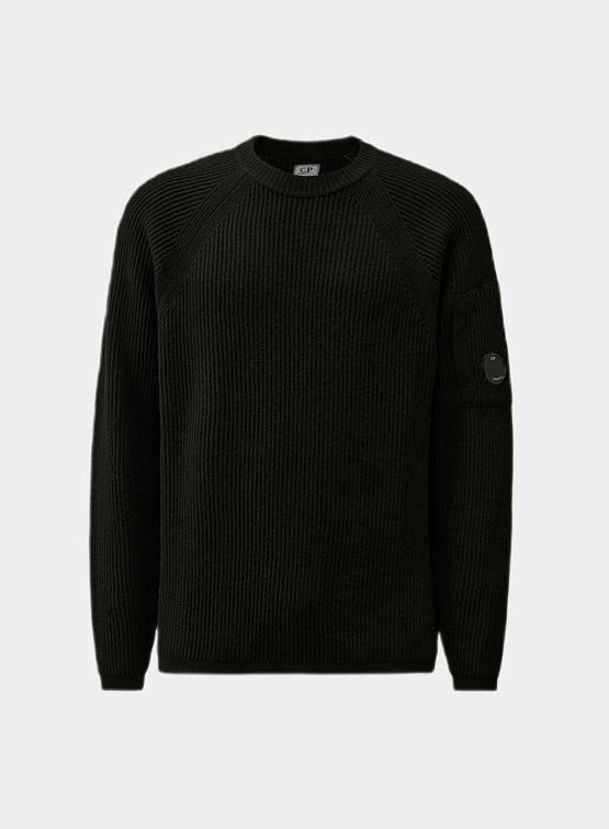 Свитер C.P. Company Lambswool GRS Full Knit Black