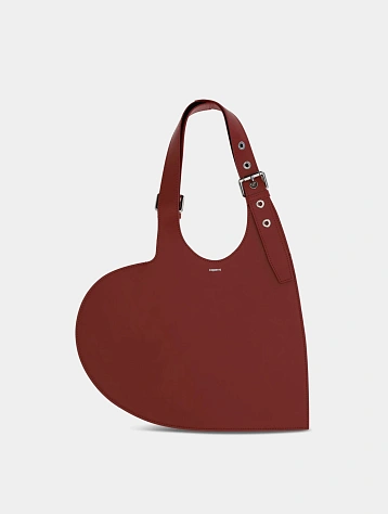 Сумка Coperni Belt Heart Tote Red