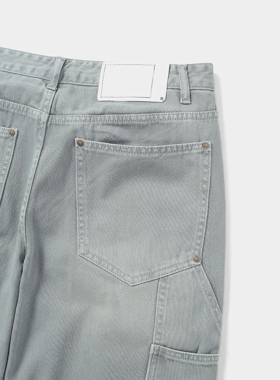 Брюки thisisneverthat Faded Carpenter Pant Slate