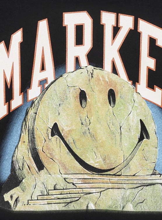Футболка MARKET Smiley Out Of Body Washed Black