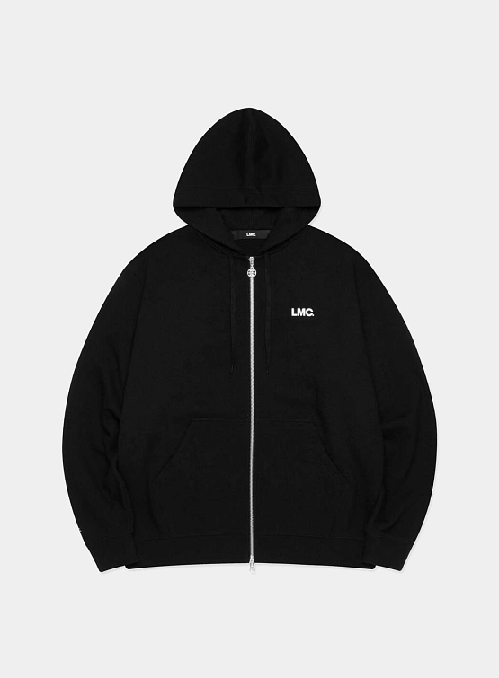 LMC S OG Zip Up Hoodie Black Lost Management Cities Studio Slow