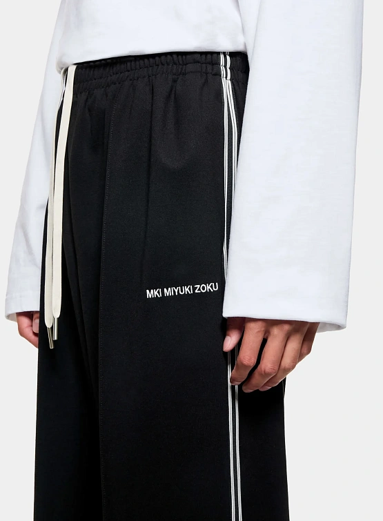 Брюки MKI MIYUKI ZOKU Wide Fit Poly Track Black