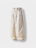 Джинсы ANGLAN Stitch Double Knee Denim Balloon Pants Ivory