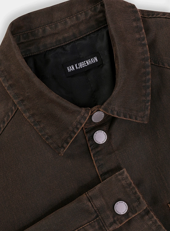 Овершот Han Kjøbenhavn Washed Overshirt Dirty Tint