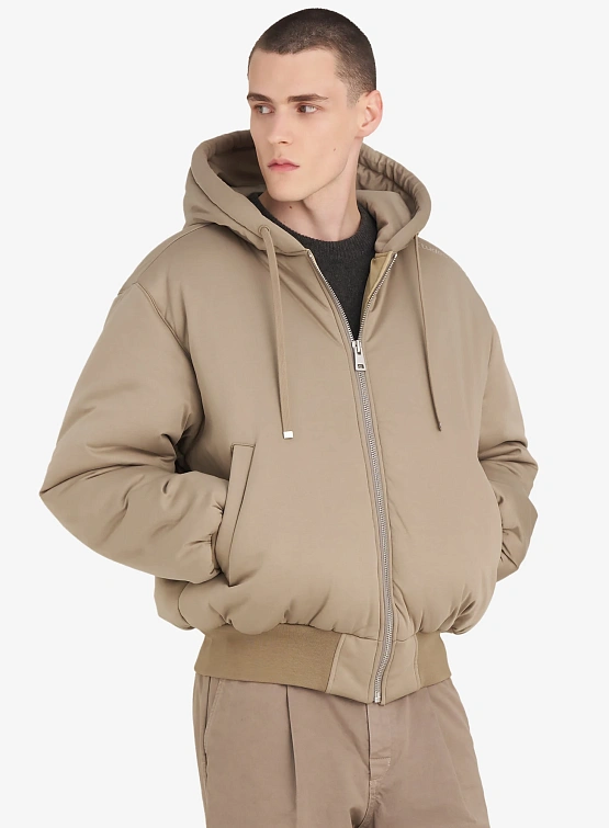 Бомбер Études Interlock Beige