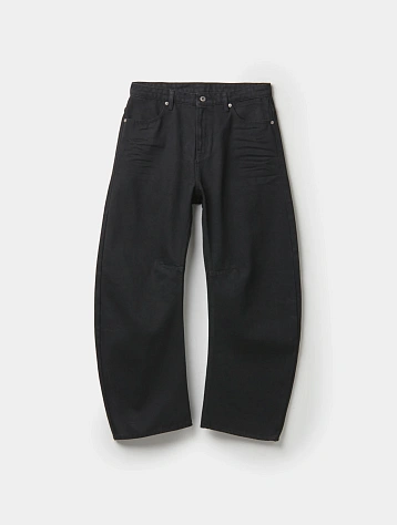 Джинсы COOR Embossed Washed Deep Curved Black