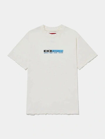 Футболка PIET x OAKLEY Caution Ripped Bone White