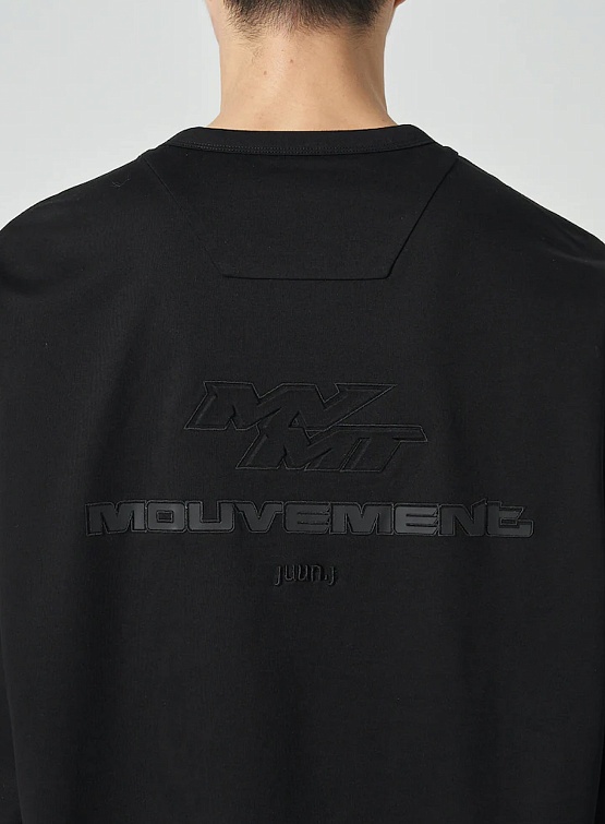 Лонгслив JUUN.J Lettering Long Sleeve Black