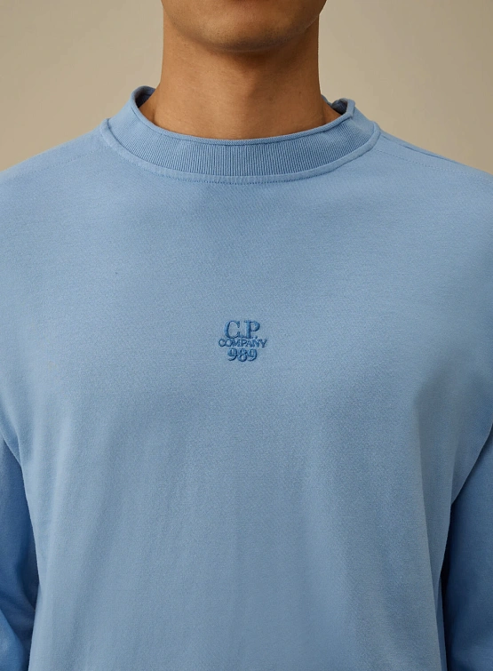 Лонгслив C.P. Company 20/1 Jersey Boxy Logo Pacific Coast