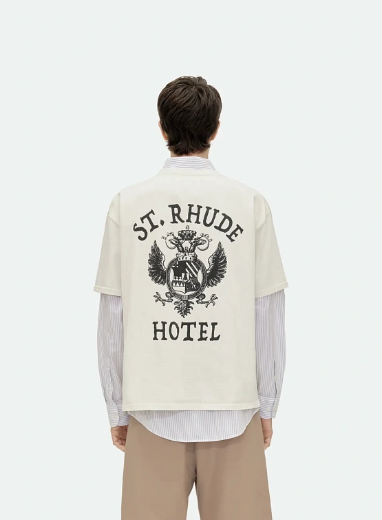 Футболка RHUDE ST. Seal Vintage White