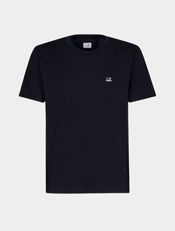 Футболка C.P. Company 30/1 Jersey Small Logo Black