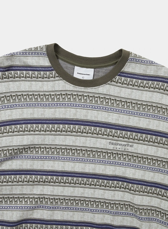 Лонгслив thisisneverthat Pattern Striped L/S Ivory