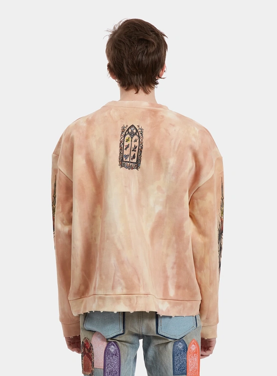 Свитшот WHO DECIDES WAR Soaring Window Crewneck Tan