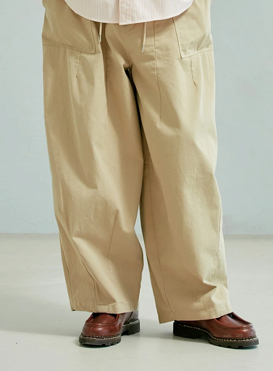 Брюки FrizmWORKS Twill Balloon Pants Ivory