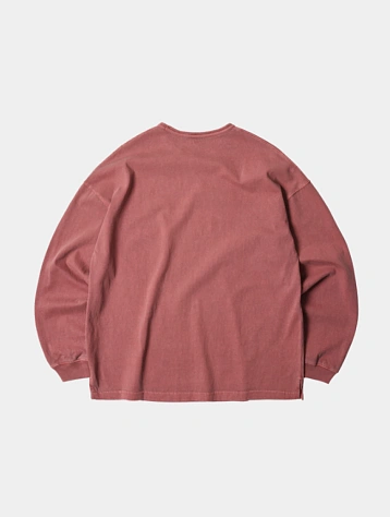 Лонгслив FrizmWORKS Og Pigment Dyeing L/S Pink