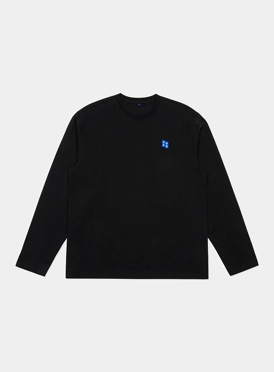 Лонгслив ADERERROR Sig; BL Tag LS T-Shirt 01 Black