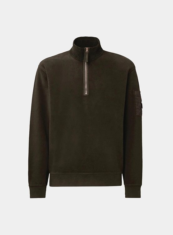 Халф-зип C.P. Company Lens Detail Dark Shadow