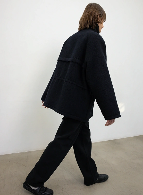 Полупальто LE17SEPTEMBRE Wool Hunting Half Black