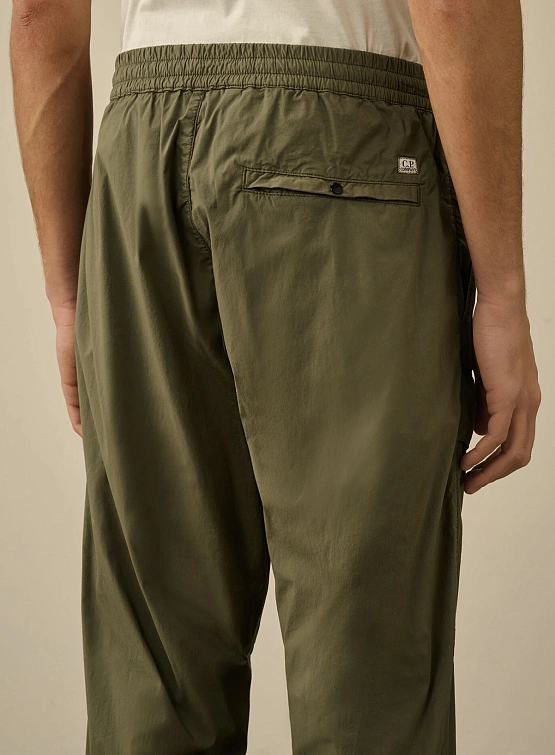 Брюки C.P. Company 50 Fili Stretch Loose Cargo Thyme