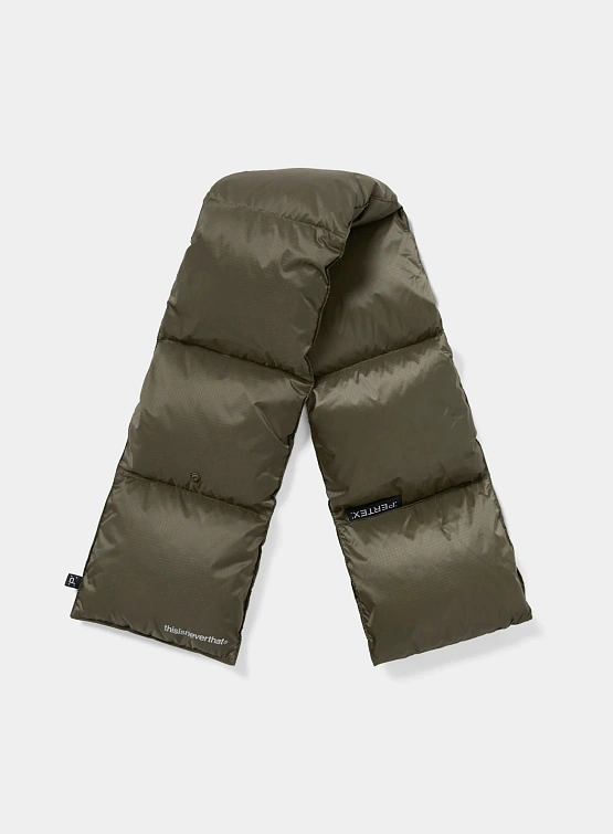 Шарф thisisneverthat Pertex T Down Scarf Olive