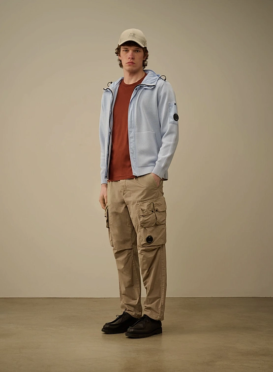 Футболка C.P. Company No Gravity Jersey Logo Sable Brown