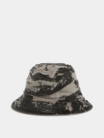 Панама RICK OWENS DRKSHDW Gilligan Denim Washed Foil Black