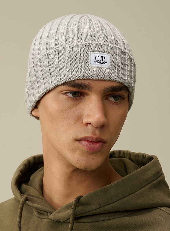 Шапка C.P. Company Extra Fine Merino Wool Melange