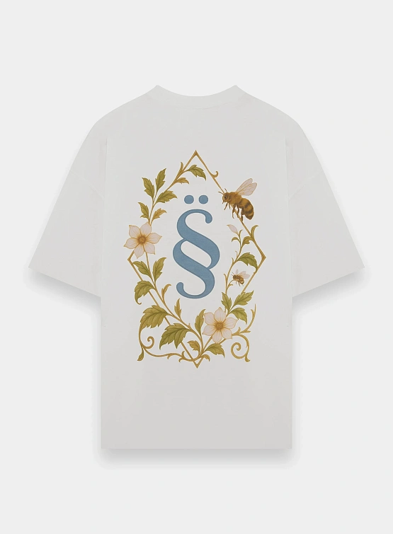 Футболка Studio Slow x ÖMANKÖ Logo T-Shirt White