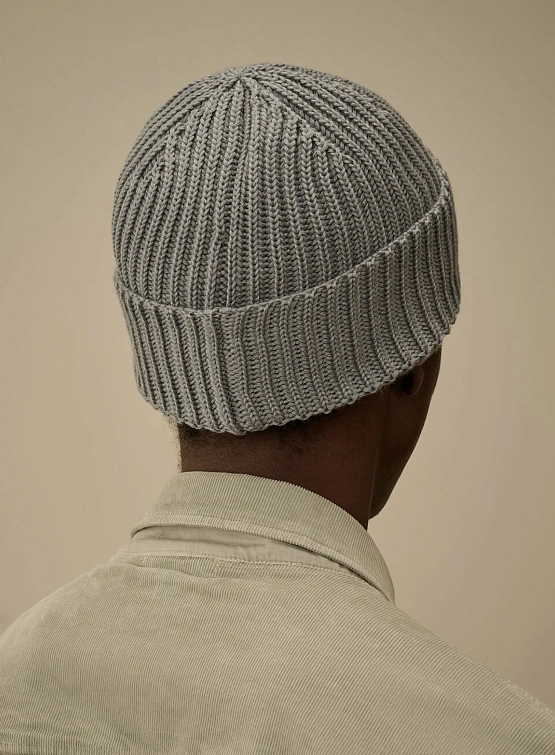 Шапка C.P. Company Extrafine Merino Wool Goggle Griffin Grey