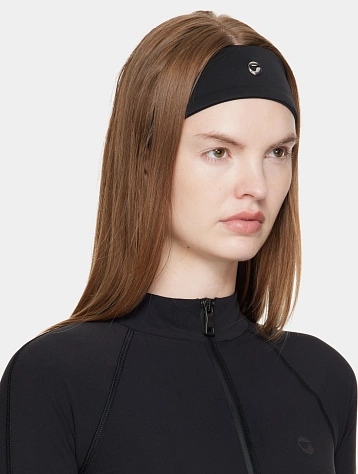 Повязка на голову Coperni Logo Headband Black