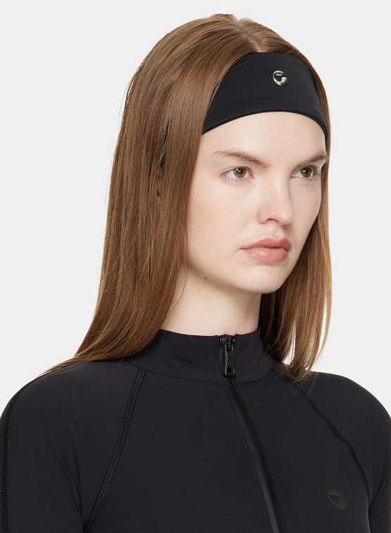 Повязка на голову Coperni Logo Headband Black