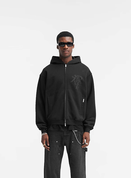 Зип-худи Represent Clo Cherub Initial Zip Jet Black