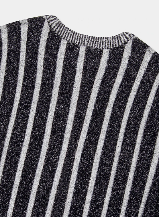 Свитер YESEYESEE Stipe Knit Pullover Black